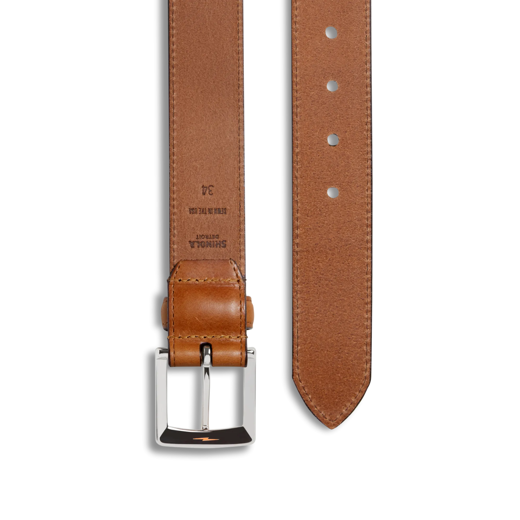 Shinola Belts|Belts|1 1/2" Bedrock Belt Bourbon