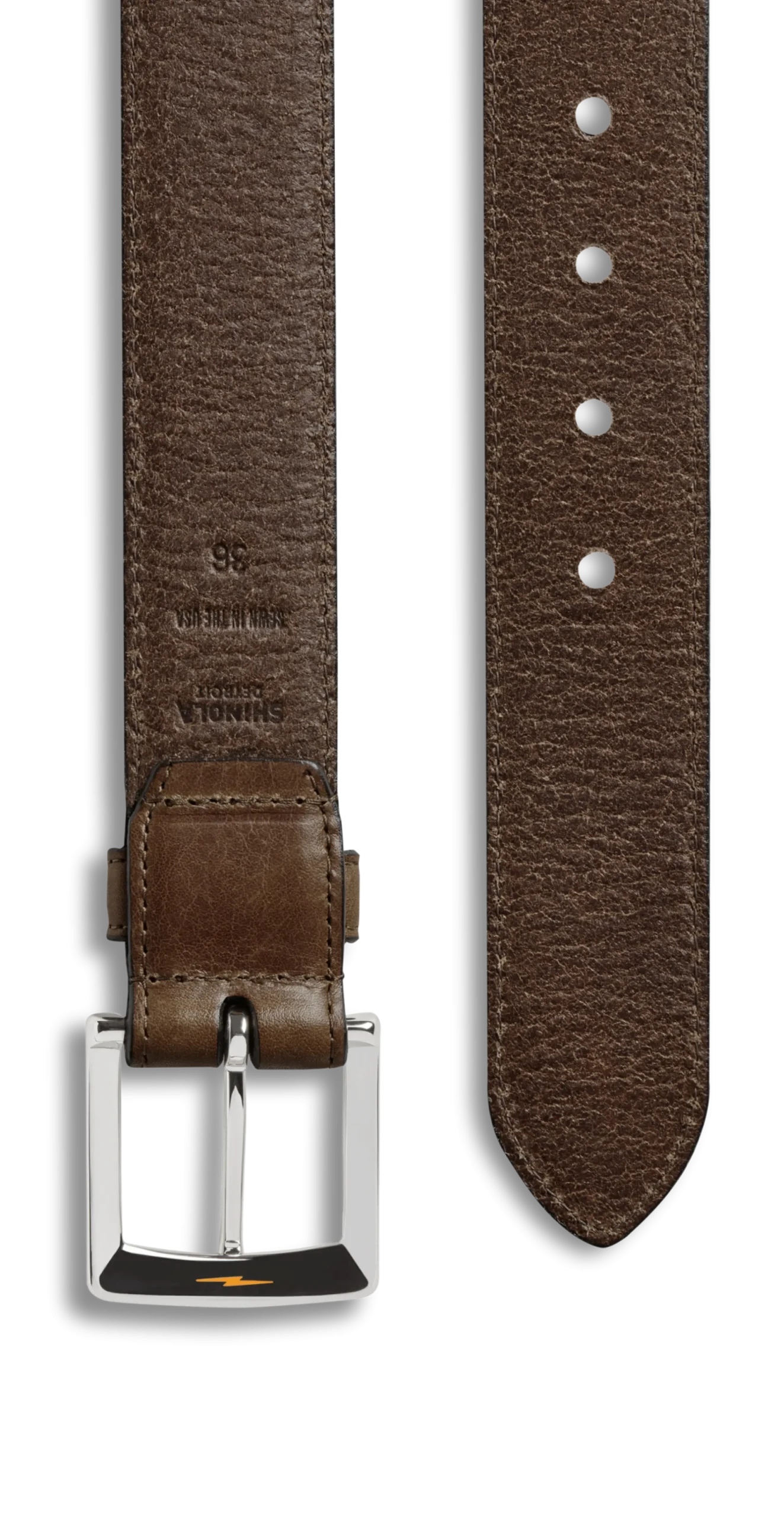 Shinola Belts|Belts|1 1/2" Bedrock Belt Dark Brown