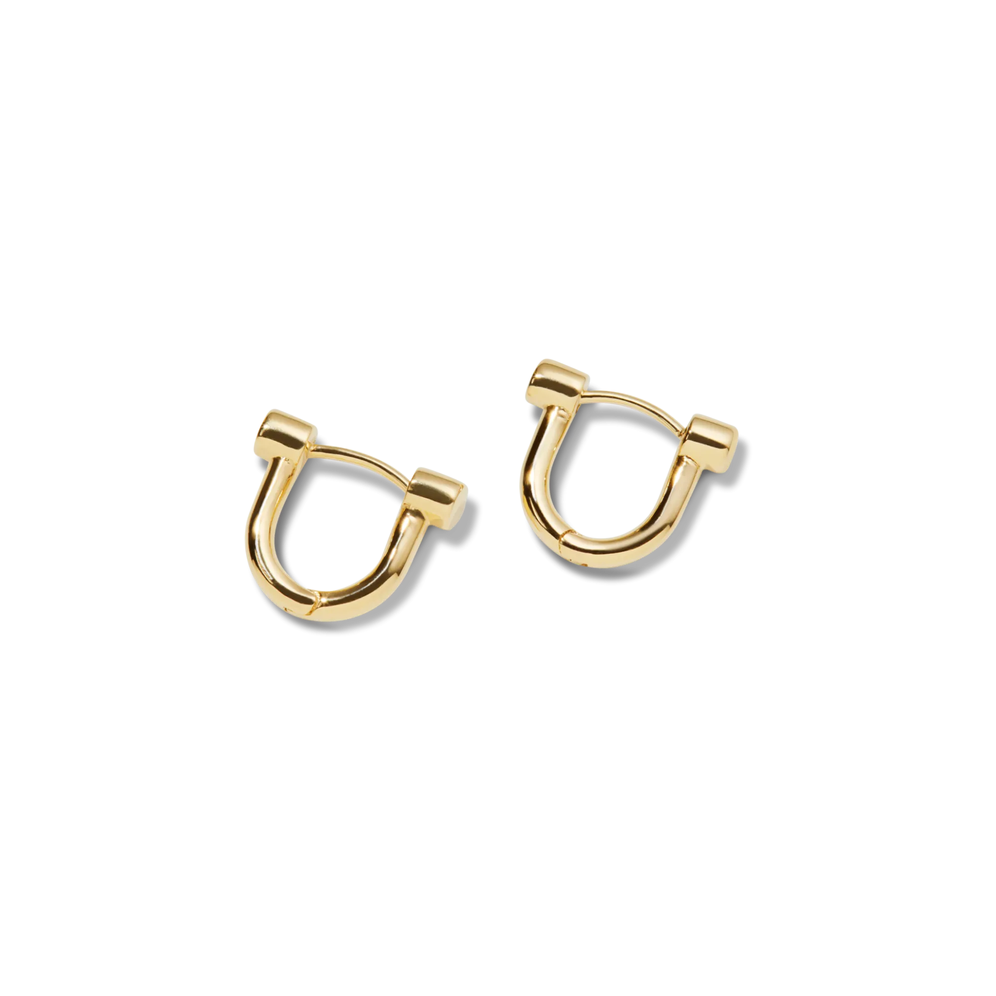 Shinola Shop All Women'S Jewelry|14K Gold|Bike Lock Huggie Earrings