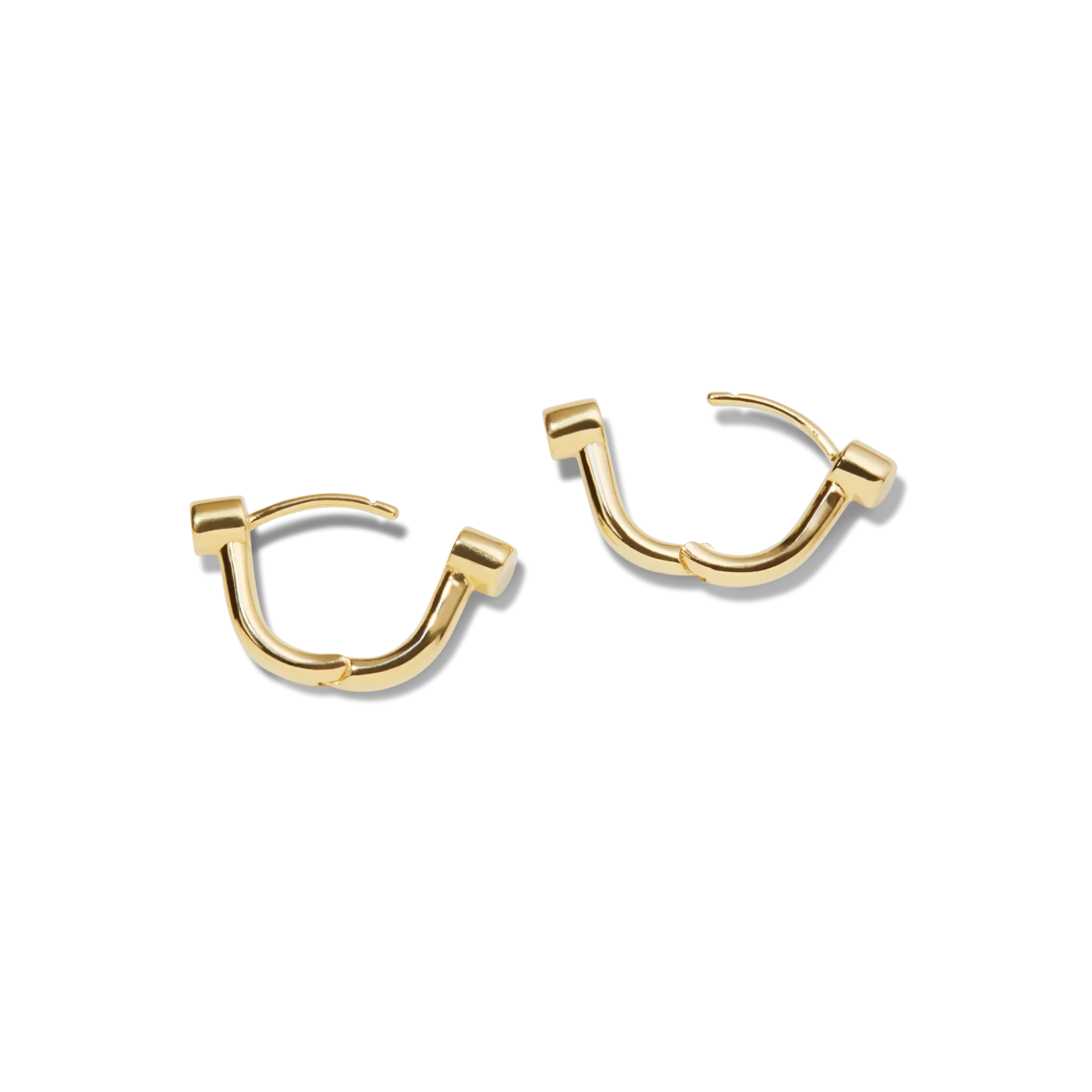 Shinola Shop All Women'S Jewelry|14K Gold|Bike Lock Huggie Earrings