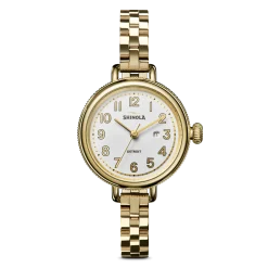 Shinola Gold Watches|Women'S Watches|Birdy Watch Light Silver