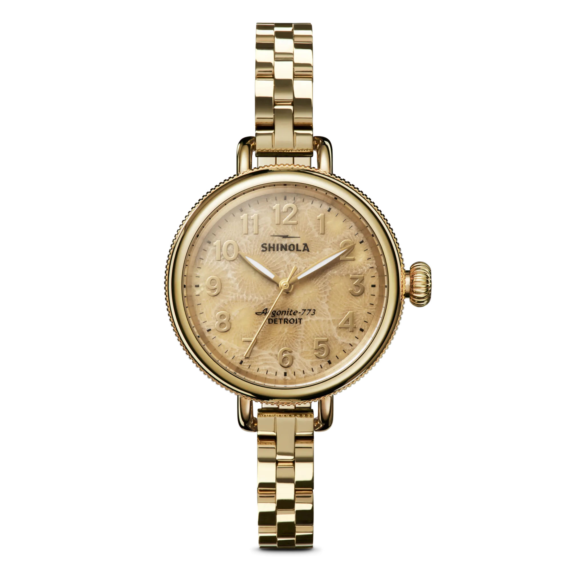 Shinola Gold Watches|Women'S Watches|Birdy Watch Natural Stone