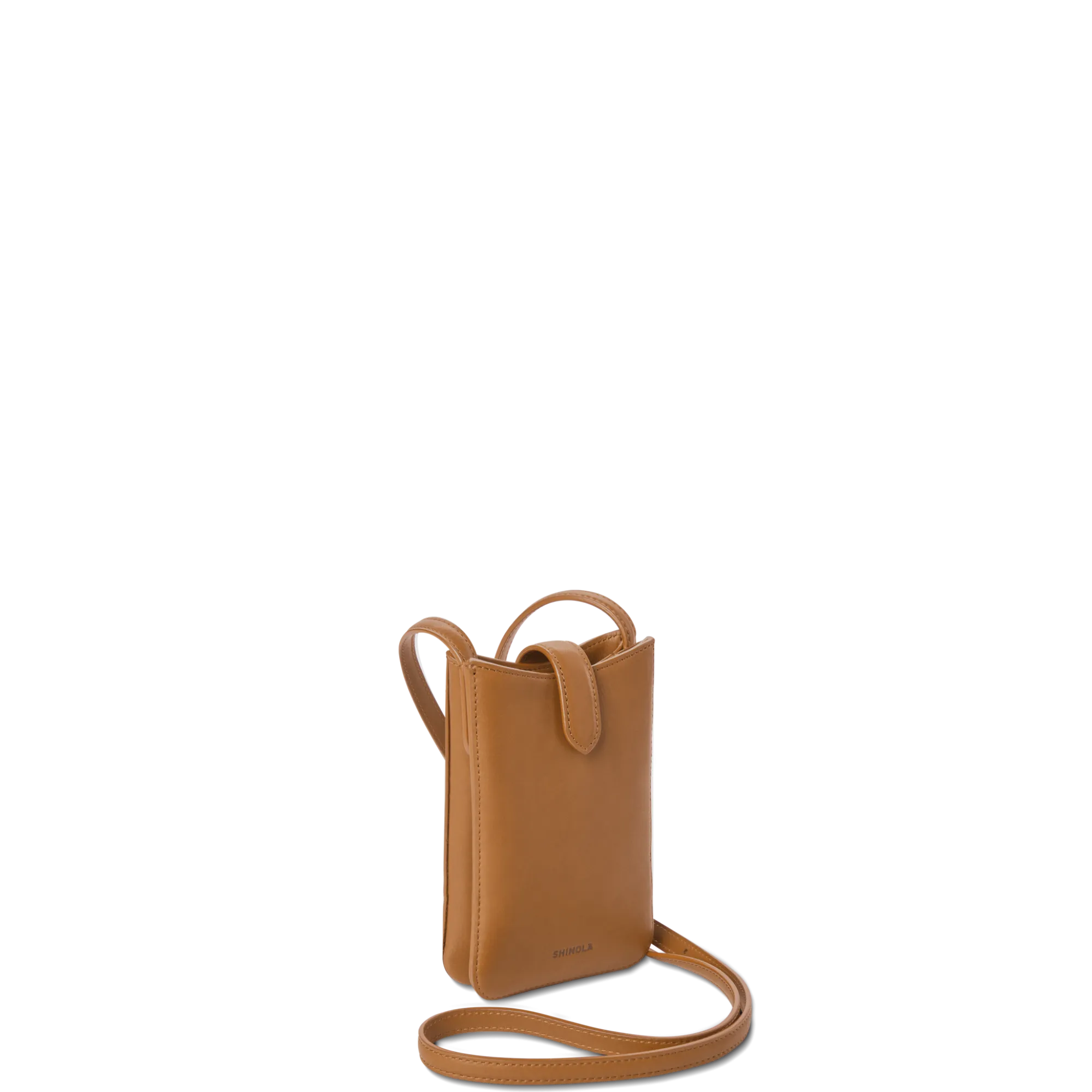 Shinola New Arrivals|Best Sellers|Bixby Phone Crossbody Tan