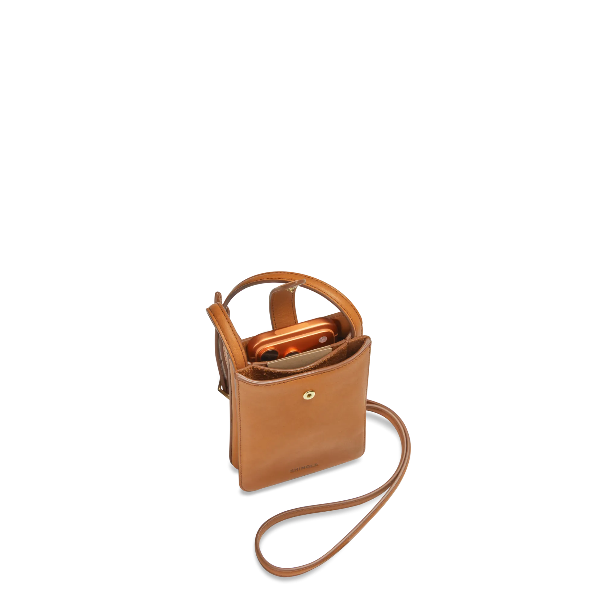 Shinola New Arrivals|Best Sellers|Bixby Phone Crossbody Tan