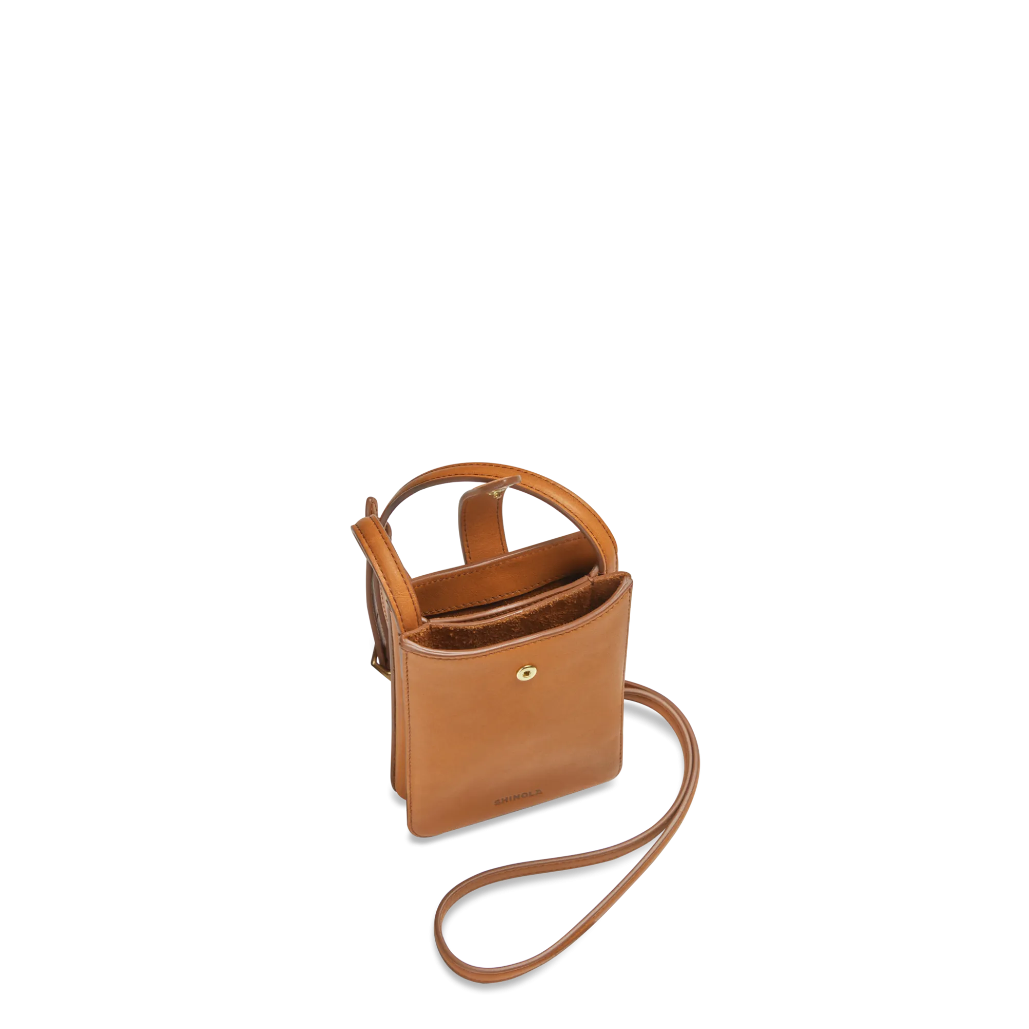Shinola New Arrivals|Best Sellers|Bixby Phone Crossbody Tan