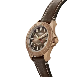 Shinola Automatic Watches|Automatic Watches|Bronze Monster GMT Automatic Watch Dark Brown Degrade