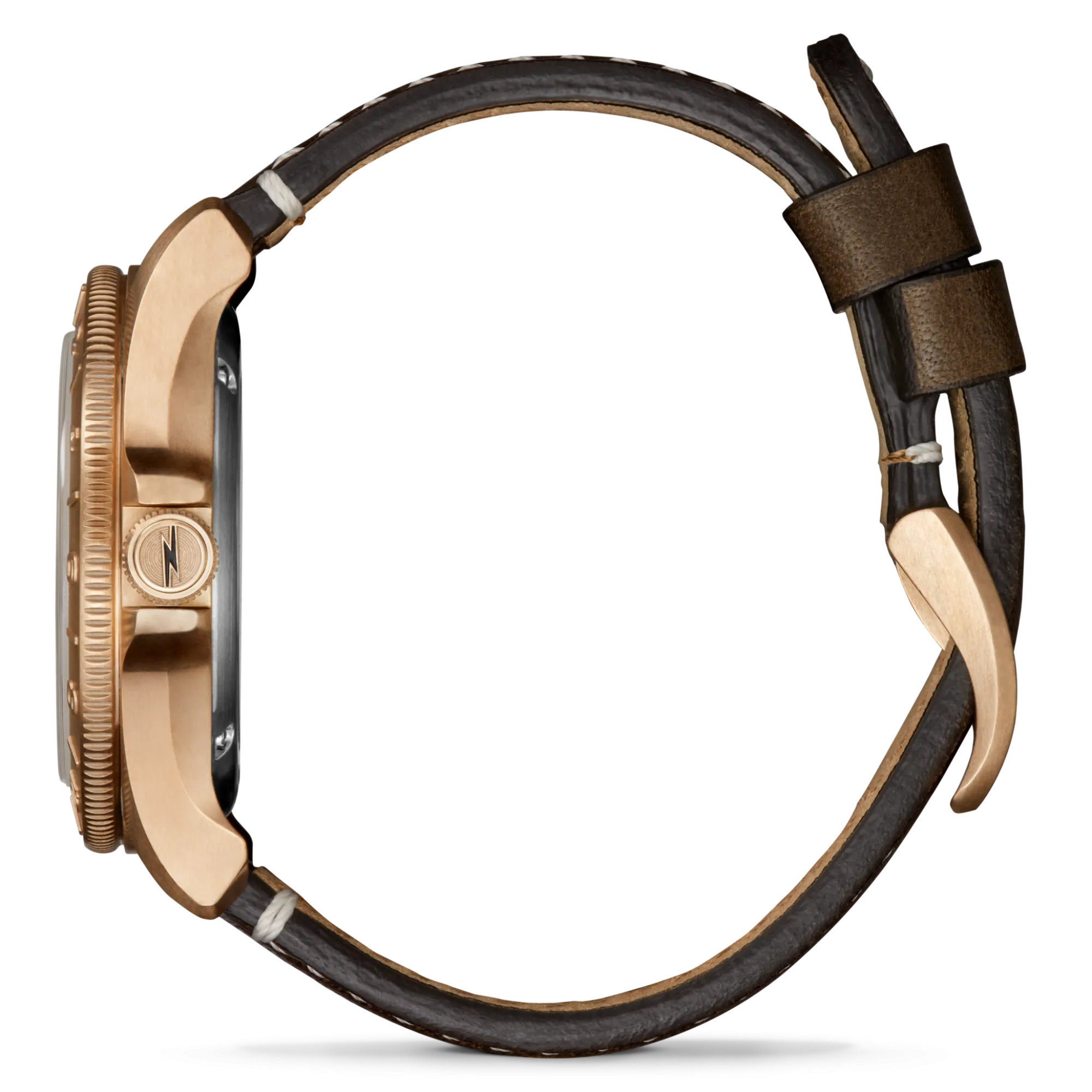Shinola Automatic Watches|Automatic Watches|Bronze Monster GMT Automatic Watch Dark Brown Degrade