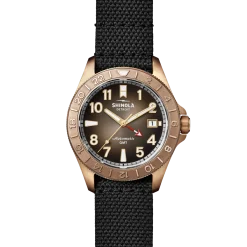 Shinola Automatic Watches|Automatic Watches|Bronze Monster GMT Automatic Watch Dark Brown Degrade