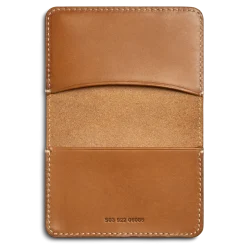 Shinola Monogrammable|Personalizable|Business Card Holder Tan