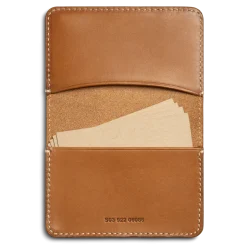 Shinola Monogrammable|Personalizable|Business Card Holder Tan
