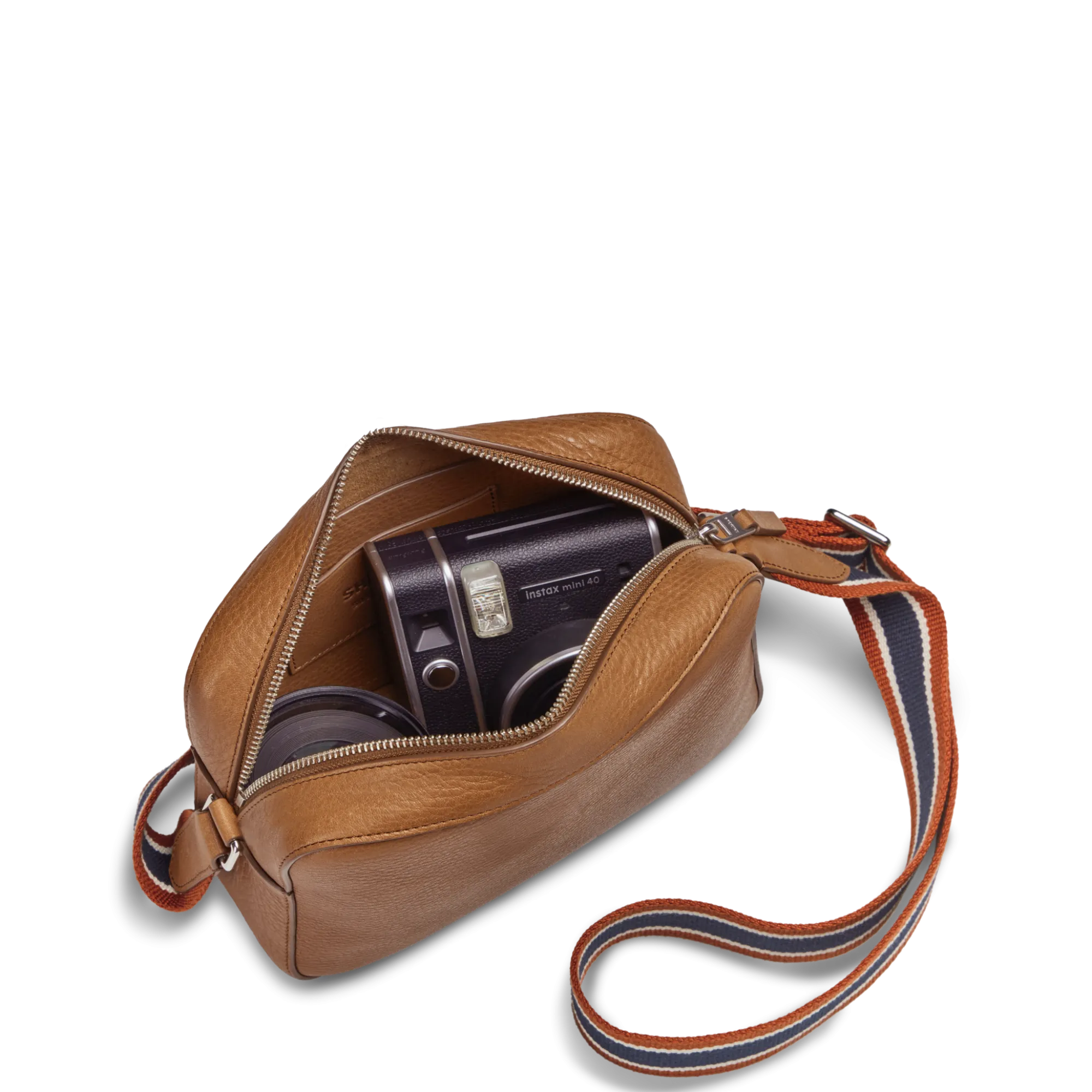 Shinola New Arrivals|Crossbody Bags|Camera Crossbody Bag Tan