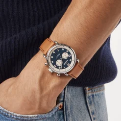 Shinola Canfield|Best Sellers|Canfield C56 Chronograph Watch Continental Blue