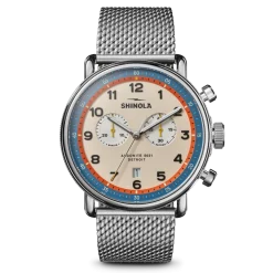 Shinola Canfield|Best Sellers|Canfield C56 Chronograph Watch Cream