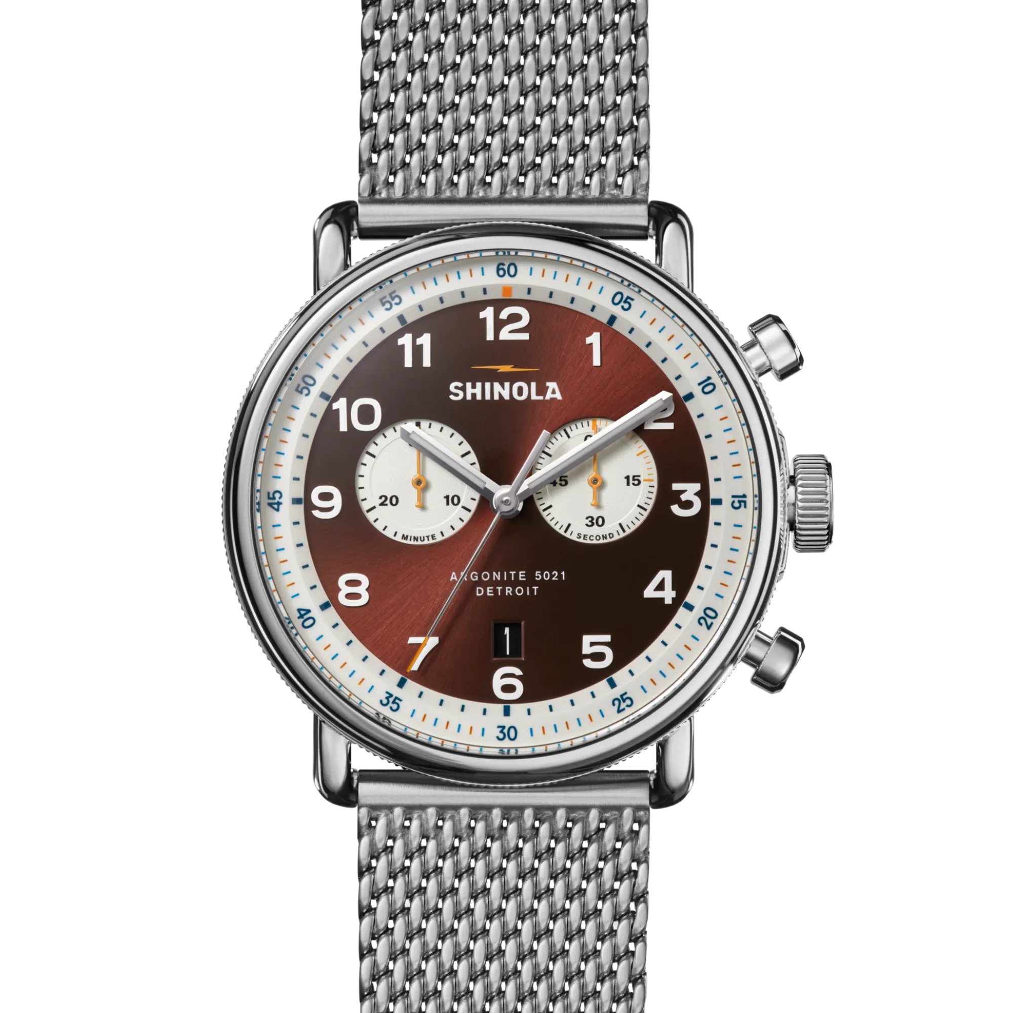 Shinola Canfield|Engravable|Canfield C56 Chronograph Watch Whiskey