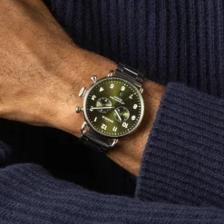Shinola Canfield|Canfield|Canfield Chronograph Watch Dark Olive