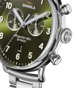 Shinola Canfield|Canfield|Canfield Chronograph Watch Dark Olive