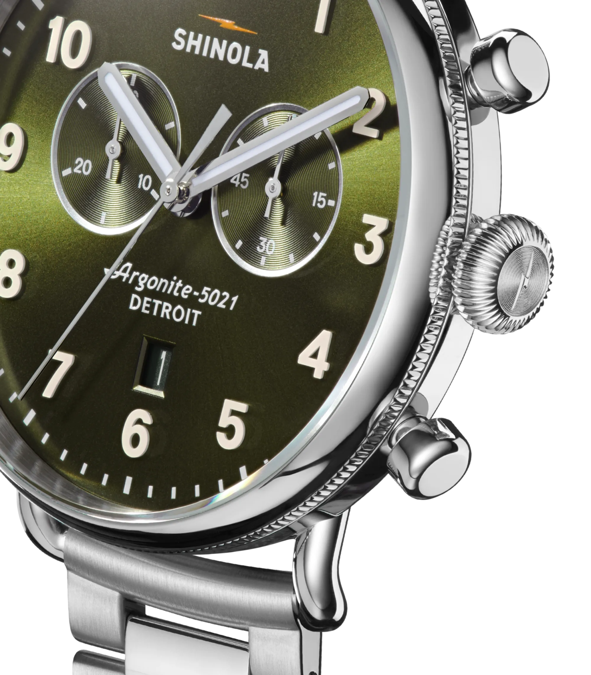 Shinola Canfield|Canfield|Canfield Chronograph Watch Dark Olive