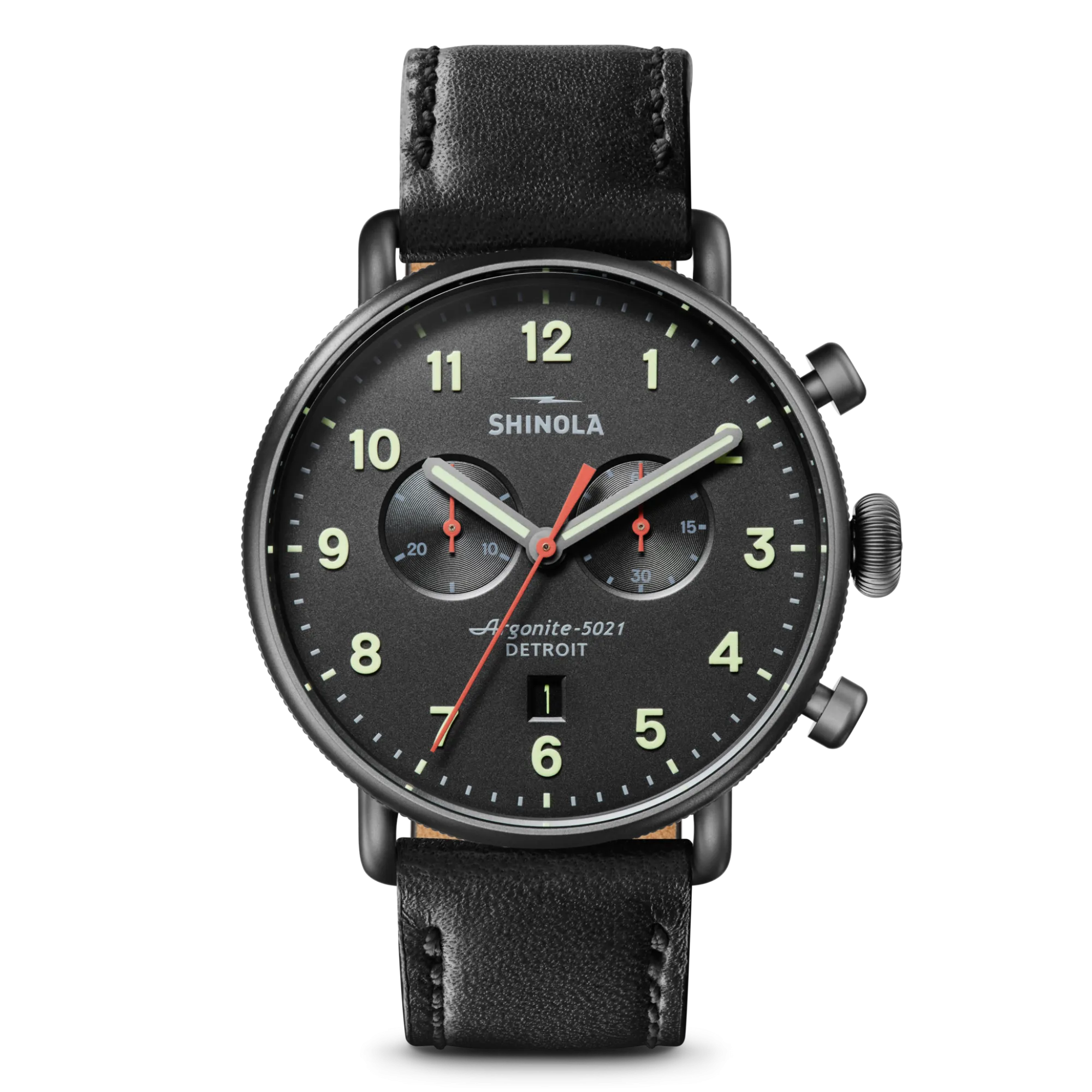 Shinola Canfield|Chronograph Watches|Canfield Chronograph Watch Gunmetal