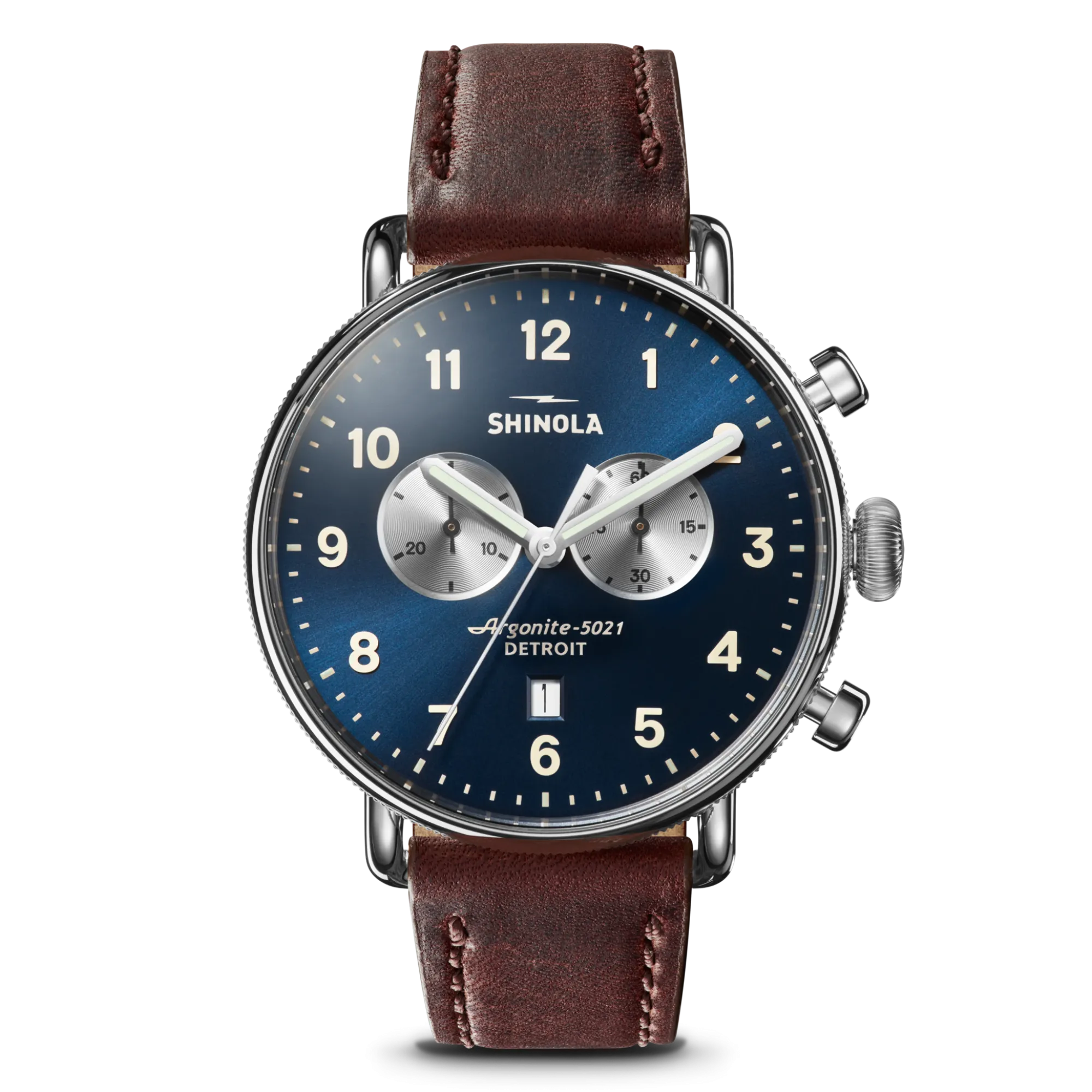 Shinola Canfield|Canfield|Canfield Chronograph Watch Midnight Blue