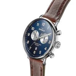 Shinola Canfield|Canfield|Canfield Chronograph Watch Midnight Blue