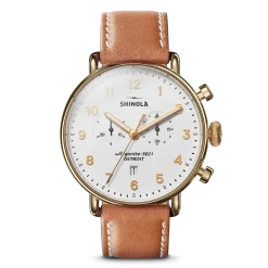 Shinola Canfield|Gold Watches|Canfield Chronograph Watch