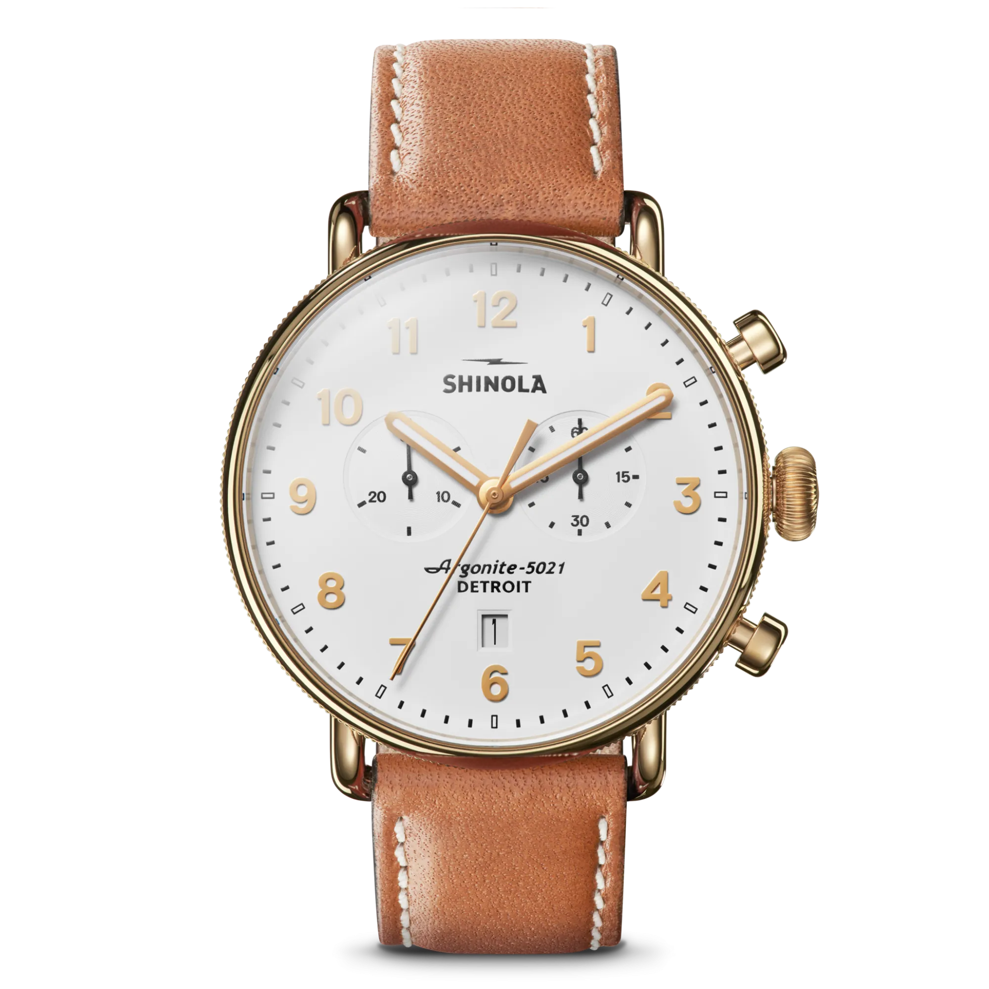 Shinola Canfield|Gold Watches|Canfield Chronograph Watch