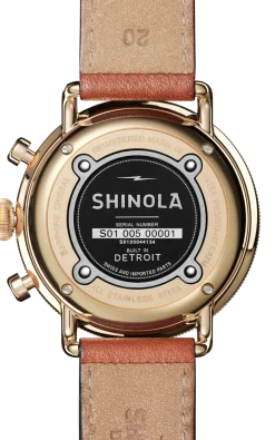 Shinola Canfield|Gold Watches|Canfield Chronograph Watch