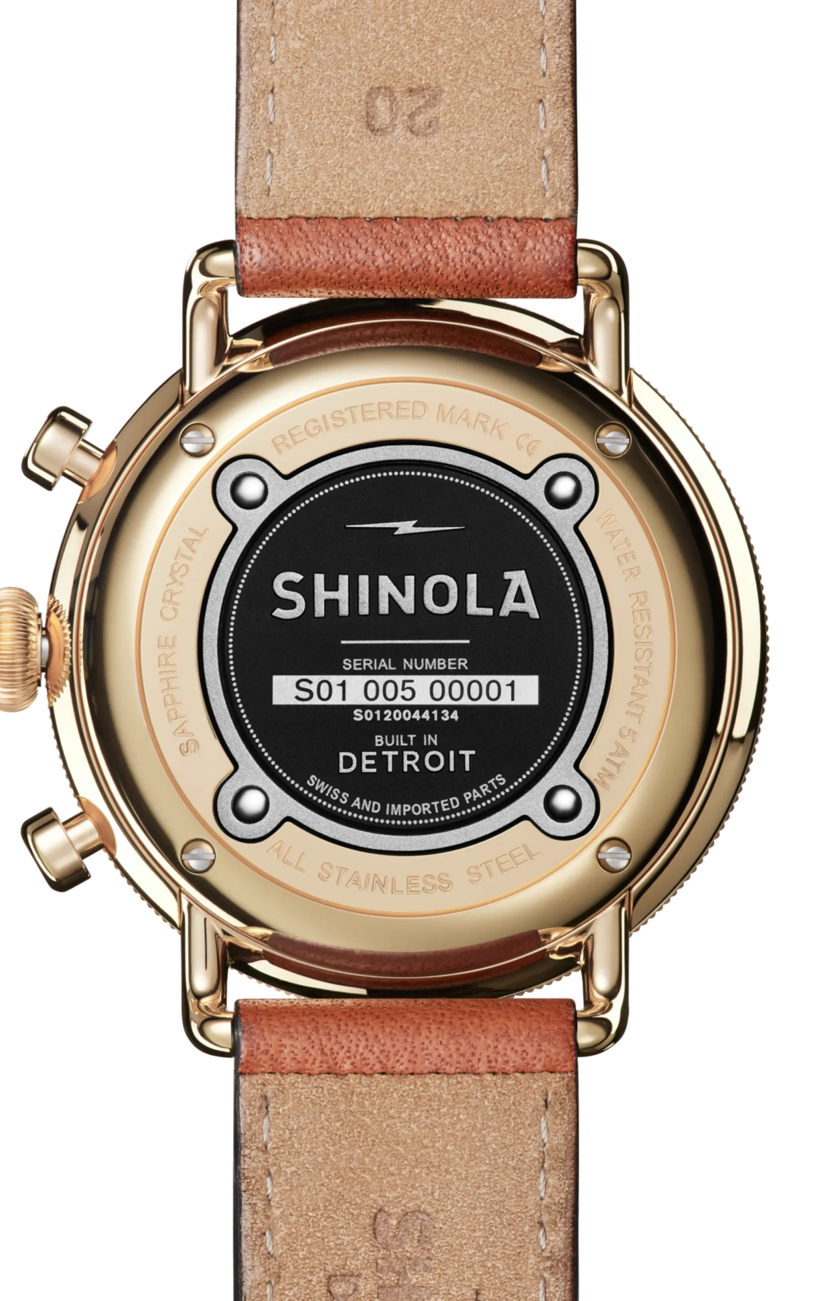 Shinola Canfield|Gold Watches|Canfield Chronograph Watch