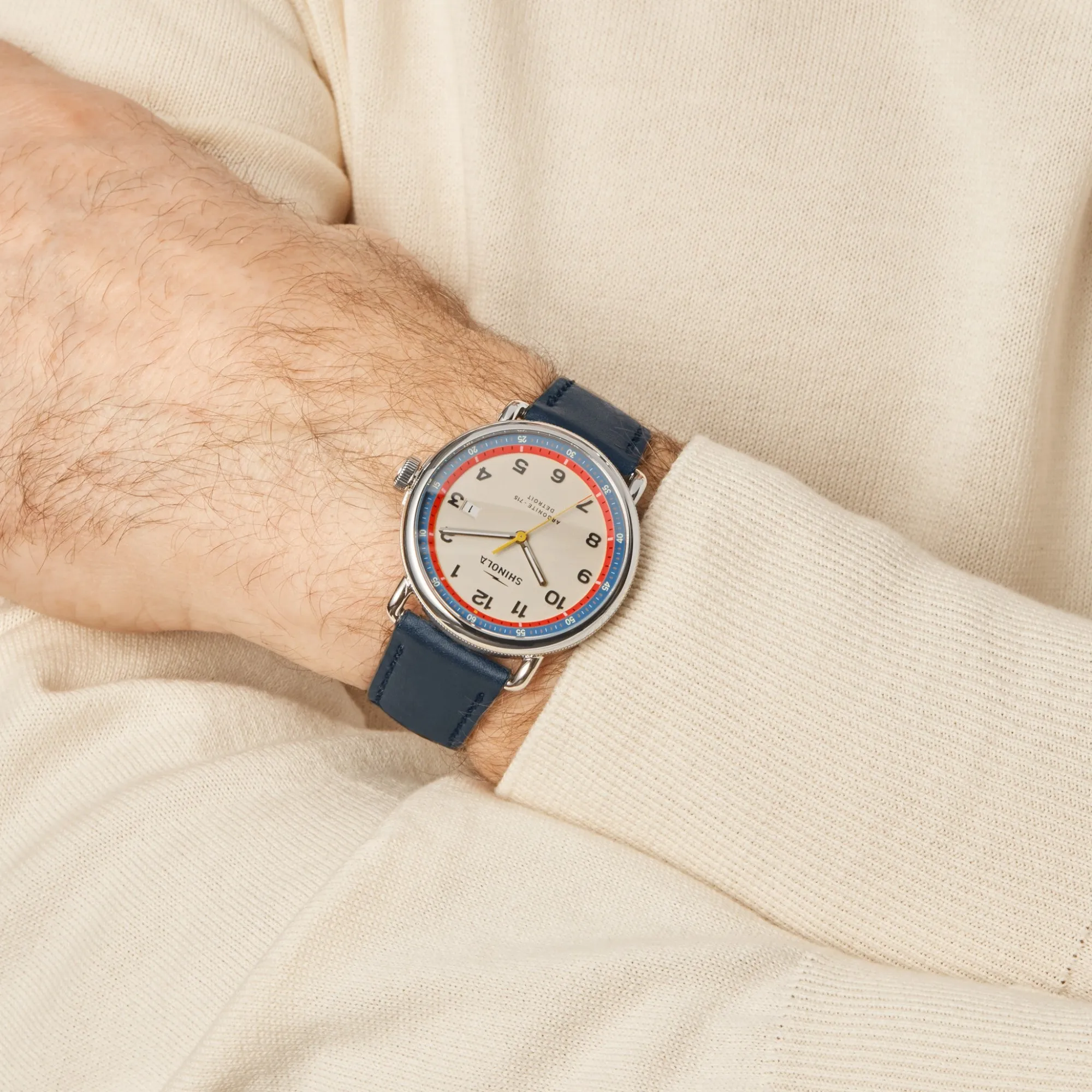 Shinola Canfield|Best Sellers|Canfield C56 Watch Cream