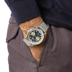 Shinola Canfield|Best Sellers|Canfield Speedway Open Road Automatic Chronograph Watch Blue/Stainless Steel