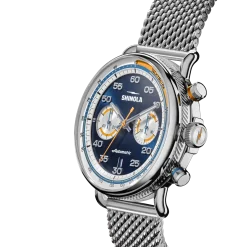 Shinola Canfield|Best Sellers|Canfield Speedway Open Road Automatic Chronograph Watch Blue/Stainless Steel