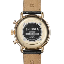 Shinola Canfield|Canfield|Canfield Sport Chronograph Watch Black Leather