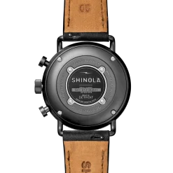 Shinola Canfield|Women'S Watches|Canfield Sport Chronograph Watch Black/Black Leather