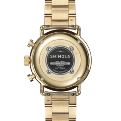 Shinola Canfield|Gold Watches|Canfield Sport Chronograph Watch Gold