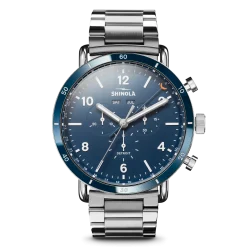 Shinola Canfield|Canfield|Canfield Sport Chronograph Watch Midnight Blue