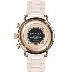Shinola Canfield|Women'S Watches|Canfield Sport Chronograph Watch Pink Mother of Pearl