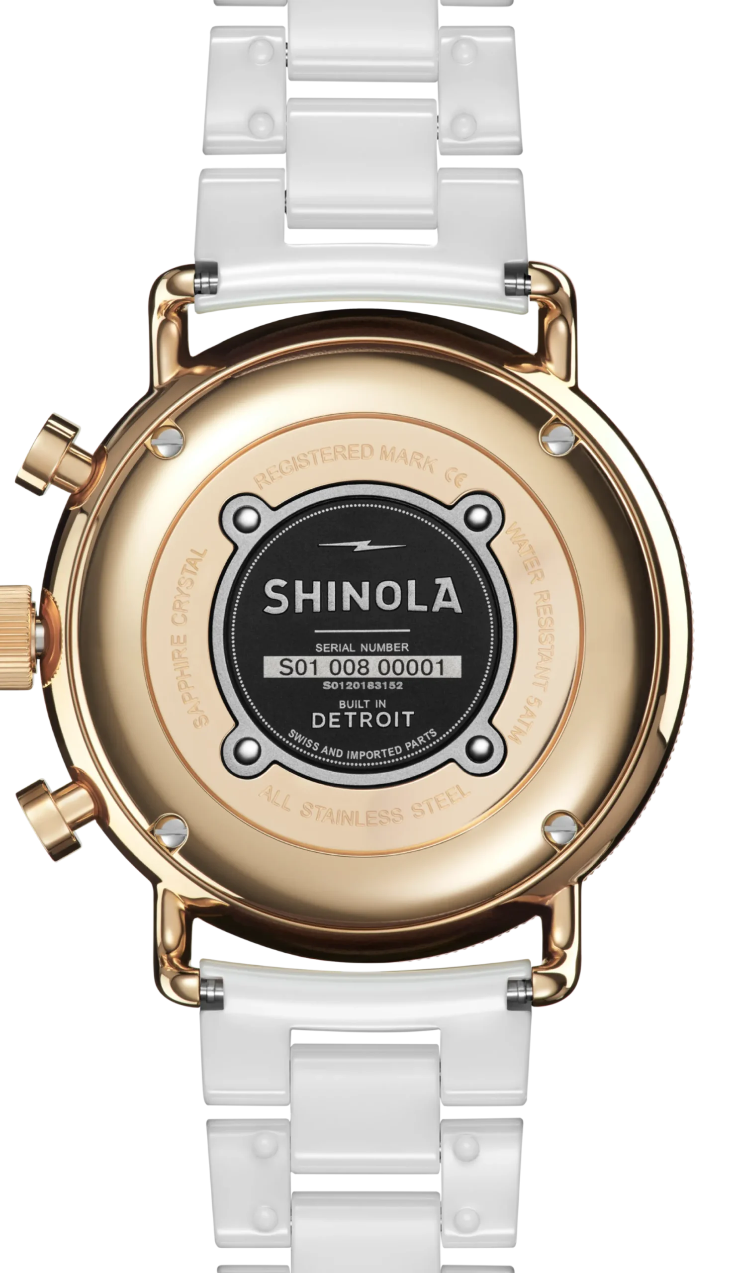 Shinola Canfield|Sport Watches|Canfield Sport Chronograph Watch Soft White