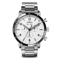 Shinola Canfield|Best Sellers|Canfield Sport Chronograph Watch White