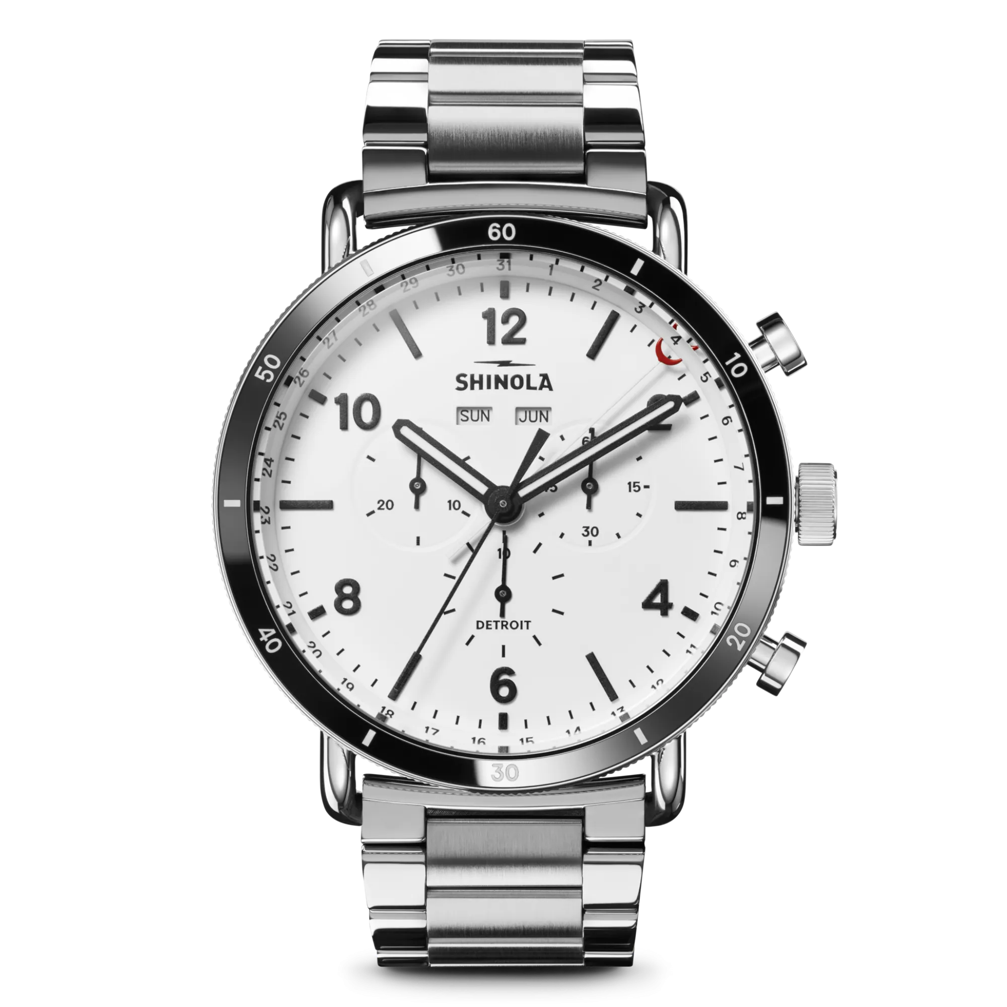Shinola Canfield|Best Sellers|Canfield Sport Chronograph Watch White