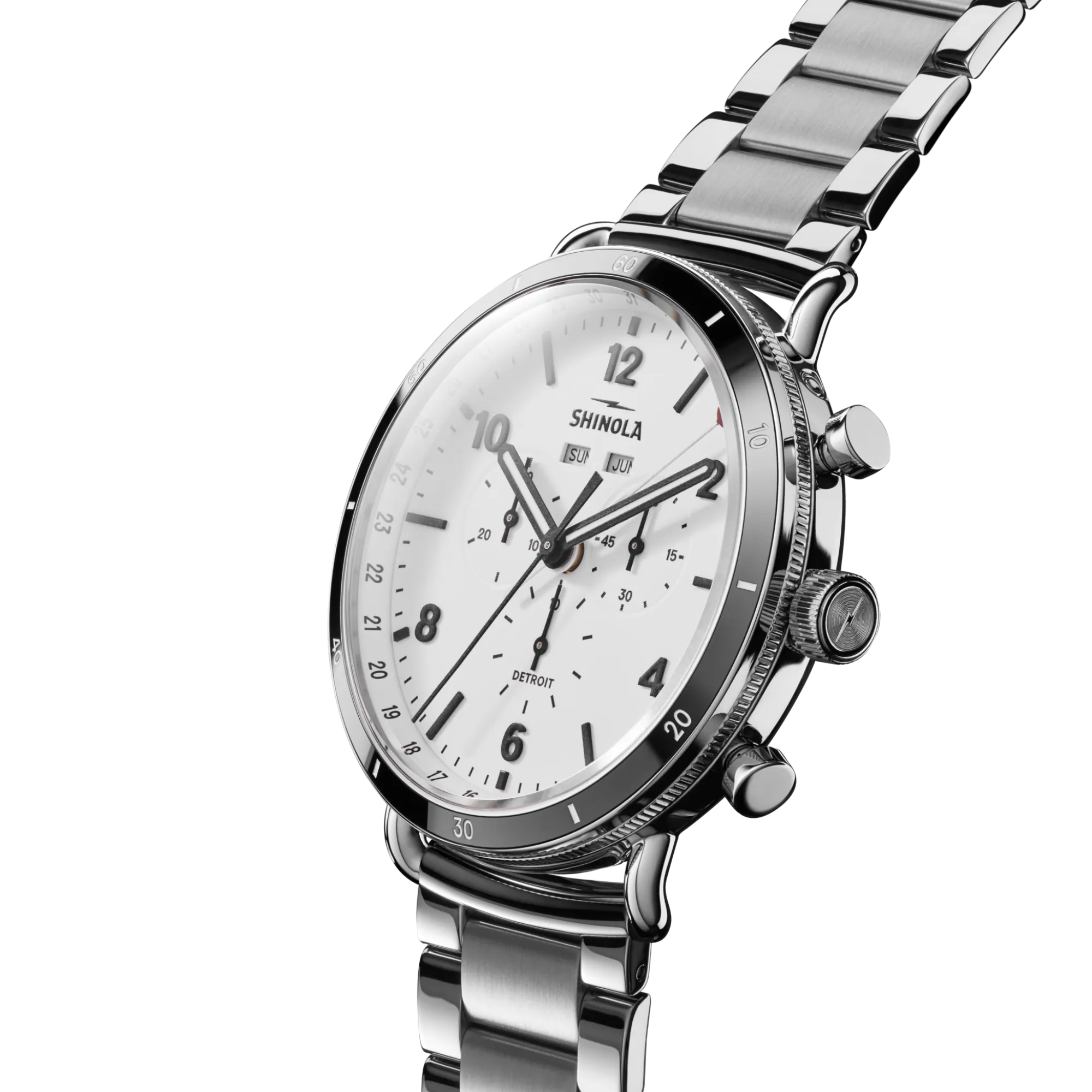 Shinola Canfield|Best Sellers|Canfield Sport Chronograph Watch White