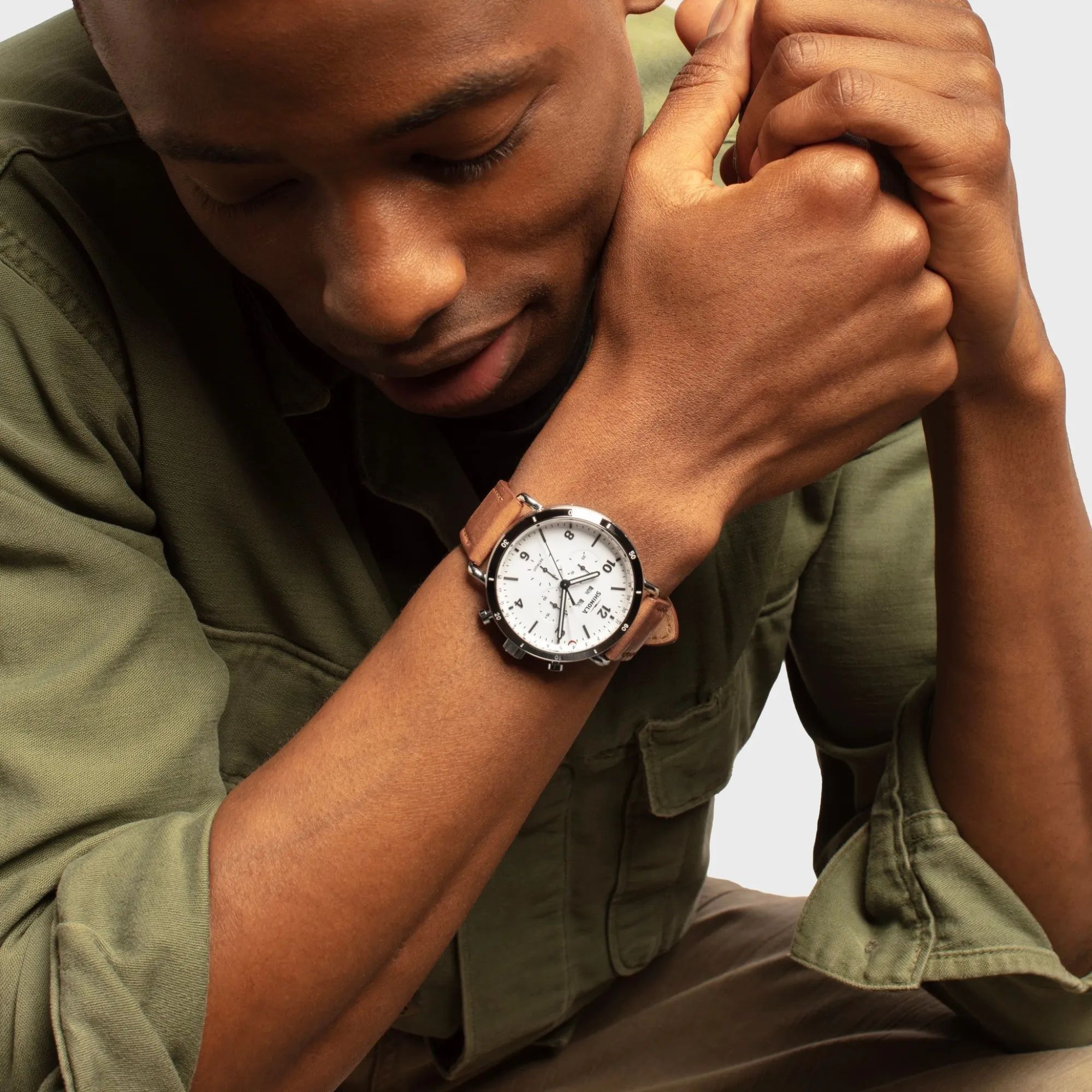 Shinola Canfield|Canfield|Canfield Sport Chronograph Watch White