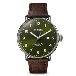 Shinola Canfield|Canfield|Canfield Watch Dark Olive
