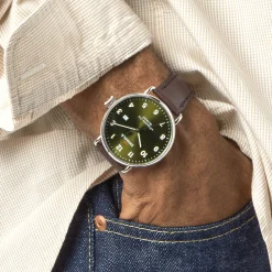 Shinola Canfield|Canfield|Canfield Watch Dark Olive