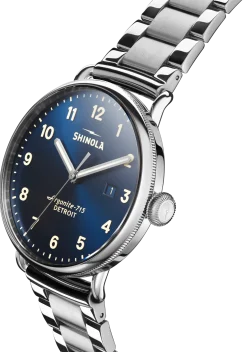 Shinola Canfield|Canfield|Canfield Watch Midnight Blue
