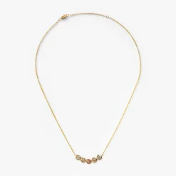 Shinola Shop All Women'S Jewelry|Desert Diamonds|2 Carat Desert Diamond Curved Bar Necklace OS