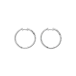 Shinola Shop All Women'S Jewelry|Fine Jewelry|1 Carat Diamond Hoop Earrings
