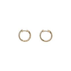 Shinola Shop All Women'S Jewelry|14K Gold|1/2 Carat Diamond Hoop Earrings Yellow Gold