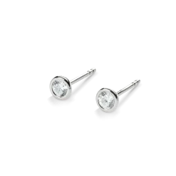 Shinola Shop All Women'S Jewelry|Fine Jewelry|1/4 Carat Round Diamond Bezel Studs White Gold