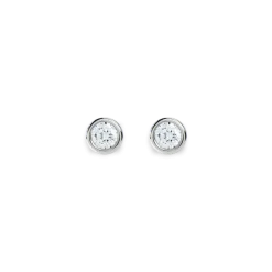 Shinola Shop All Women'S Jewelry|Fine Jewelry|1/4 Carat Round Diamond Bezel Studs White Gold