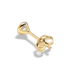 Shinola Shop All Women'S Jewelry|14K Gold|1/4 Carat Round Diamond Bezel Studs Yellow Gold